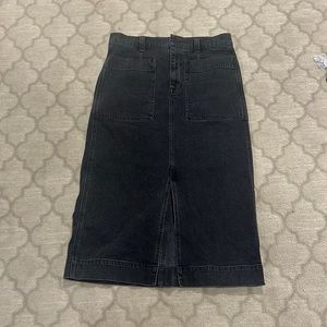 Madewell Jean skirt